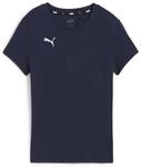 PUMA teamGOAL Casual Tee Damen Tee T-Shirt 658617 002 blau