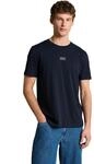Tom Tailor Denim Herren Basic T-Shirt mit Logo-Print