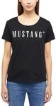 MUSTANG Damen T-Shirt ALMA - Regular Fit - XS S M L XL Weiss Schwarz Blau Grau