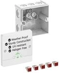 Spelsberg Abox 040-4&sup2; Professionelle IP66-Abzweigdose mit 5 schraubenlosen...