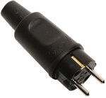 Kopp Schutzkontaktstecker mit Knickschutzt&uuml;lle, IP44, spritzwassergesch&uuml;tzt,...