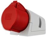 REV CEE Wandsteckdose - Starkstrom Steckdose, 400VAC, 32A, 5-polig, 3Ph + N +...