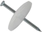 UNITEC Befestigungsschelle mit Nagel, 2 x 40 mm, 50 St&uuml;ck