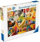 Ravensburger Puzzle 12001845 - K&uuml;nstleratelier - 500 Teile Puzzle f&uuml;r...