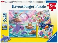 Ravensburger Kinderpuzzle 12004260 - S&uuml;&szlig;igkeiten K&uuml;ste - 3 fantasievolle...