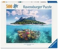 Ravensburger Puzzle 12001798 - Insel und Korallenwelt - wundersch&ouml;nes 500 Teile