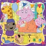 Ravensburger Puzzle Peppa Wutz Freundschaftsparty - 22 Teile Holzpuzzle | 22 Teile