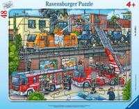 Ravensburger Puzzle Feuerwehreinsatz an den Bahngleisen - 48 Teile | 48 Teile