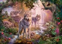 Ravensburger Puzzle Wolfsfamilie im Sommer - 1000 Teile Puzzle | 1000 Teile...
