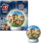 Ravensburger 3D Puzzle-Ball Nachtlicht - Puzzle ab 6 Jahre | 72 Teile, Mit LED