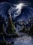 Ravensburger Puzzle Der Schwarzblaue Drache - 1500 Teile Puzzle | 1500 Teile...