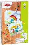 HABA Zuordnungsspiel Scheibix &ndash; Motive mit bunten Holzspielsteinen nachbauen,...