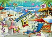 Ravensburger Puzzle - 12001822 Spongebob Schwammkopf: Beach Fun at the GOO...
