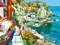 Ravensburger Puzzle 12000430 - Verliebt in Cinque Terre - Romantisches 1500...