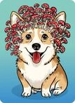 Ravensburger Puzzle 12002043 - Corgi-Pilz - 100 Teile dekoratives Mini-Puzzle...