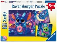 Ravensburger Kinderpuzzle 12004261 - Monsterchen - 3 fantasievolle Puzzles mit