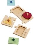 Eichhorn Montessori Lernpuzzle Formen - Holzpuzzle mit Griffen, f&ouml;rdert