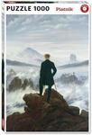Piatnik 5719 - Friedrich - Wanderer &uuml;ber dem Nebelmeer 1000 Teile Puzzle, Blau,