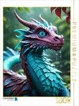 Puzzle &middot; Regenh&uuml;ter &ndash; Drachen im Fr&uuml;hlingssturm | Ein mystischer Drache,...