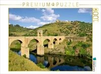 CALVENDO Puzzle Br&uuml;cke von Alc&aacute;ntara | 1000 Teile Lege-Gr&ouml;&szlig;e 64 x 48 cm