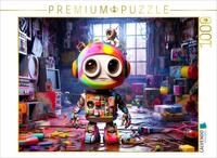 CALVENDO Puzzle EIN Motiv aus dem Kalender Die Welt der kleinen Robots | 1000...