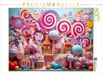 CALVENDO Puzzle Bonbons und Lollis im &Uuml;berfluss | 1000 Teile Lege-Gr&ouml;&szlig;e 64 x...