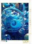 CALVENDO Puzzle Organische Form aus Glas wie EIN Blauer Ball | 1000 Teile