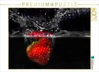 Puzzle &middot; Erdbeere Wasser | 1000 Teile &middot; Lege-Gr&ouml;&szlig;e 64 &times; 48 cm &middot; CALVENDO Puzzle