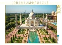 CALVENDO Puzzle Erinnert an Taj Mahal Indien | 1000 Teile Lege-Gr&ouml;&szlig;e 64 x 48...