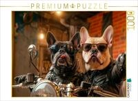 Puzzle &middot; Easy Rider auf Pfoten | Coole Doggen &middot; 1000 Teile &middot; Lege-Gr&ouml;&szlig;e 64...