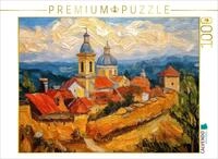 Puzzle &middot; Dorf an Einer Wallfahrtskirche | Idyllische Architektur in der...
