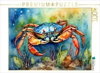 CALVENDO Puzzle Krabbe in der geheimnisvollen Unterwasserwelt | 1000 Teile