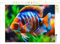 Puzzle &middot; Bunter Fisch | Ein Motiv aus dem Kalender Aquarienzauber &middot; Bunte KI