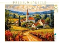 Puzzle &middot; Dorf in den Weinbergen | Idyllische Architektur in der Landschaft &middot;...