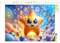 CALVENDO Puzzle Regenbogenwolke: Der farbenfrohe Stern | 1000 Teile...