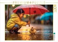 CALVENDO Puzzle Regentanz der Freundschaft | 1000 Teile Lege-Gr&ouml;&szlig;e 64 x 48 cm