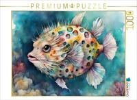 CALVENDO Puzzle Kugelfisch | 1000 Teile Lege-Gr&ouml;&szlig;e 64 x 48 cm Foto-Puzzle f&uuml;r