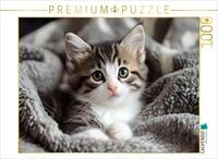 CALVENDO Puzzle S&uuml;sse kleine Babykatze | 1000 Teile Lege-Gr&ouml;&szlig;e 64 x 48 cm