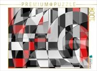 Puzzle &middot; Schwarz wei&szlig; trifft rot Version 1 | 1000 Teile &middot; Lege-Gr&ouml;&szlig;e 64 &times; 48 cm