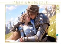 CALVENDO Puzzle Ritter und Prinzessin - Manga Style | 1000 Teile Lege-Gr&ouml;&szlig;e...