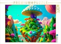 CALVENDO Puzzle Mushroom Mountain | 1000 Teile Lege-Gr&ouml;&szlig;e 64 x 48 cm...