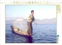 CALVENDO Puzzle Fischer am Inle Lake | 1000 Teile Lege-Gr&ouml;&szlig;e 64 x 48 cm...