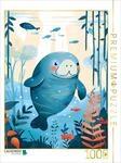 Puzzle &middot; Seekuh im Meer. Wanddeko | Seekuh im Meer &middot; Wanddeko &middot; 1000 Teile &middot;
