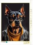 Puzzle &middot; Hund Shadow | Lerne den hipsterischen Hund kennen &middot; 1000 Teile &middot;