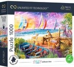 Trefl Prime - Uft-Puzzle Vacay Time: Sailboats View - 1000 Elemente, Dickster Karton,