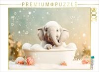 CALVENDO Puzzle ... in der Badewanne | 1000 Teile Lege-Gr&ouml;&szlig;e 64 x 48 cm...