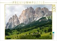 Puzzle &middot; Le Tofane Berg, Dolomiten Panorama aus dem Cortina | Ein entspannender