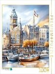 CALVENDO Puzzle Amsterdam &ndash; Stadt der Grachten und Giebel | 1000 Teile...