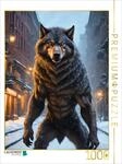 Puzzle &middot; Werwolf in der kalten Neujahrsnacht | 1000 Teile &middot; Lege-Gr&ouml;&szlig;e 64...