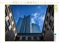 Puzzle &middot; Twin Towers Deutsche Bank | 1000 Teile &middot; Lege-Gr&ouml;&szlig;e 64 &times; 48 cm &middot;
